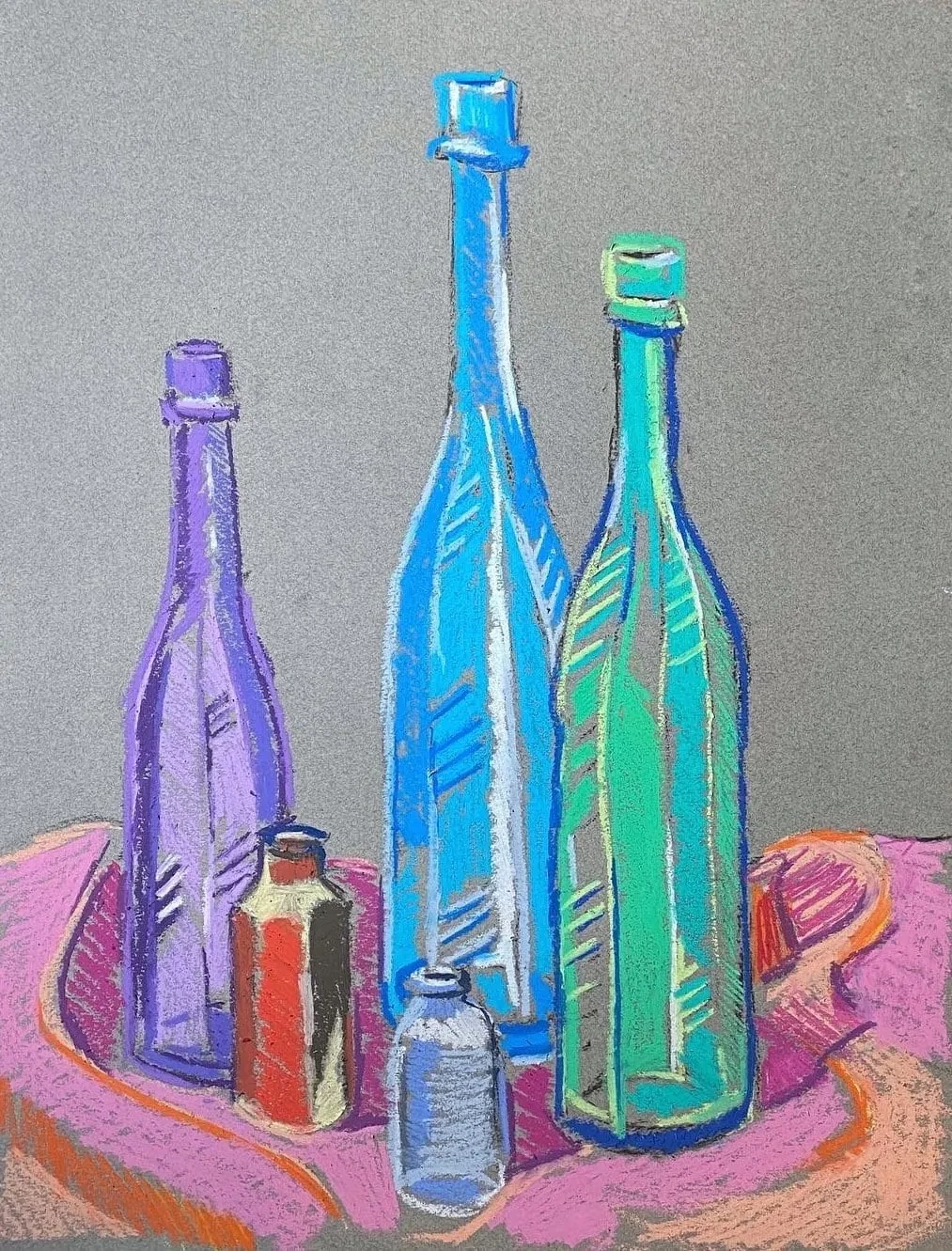 Still Life #3 - Oil Pastel 2022