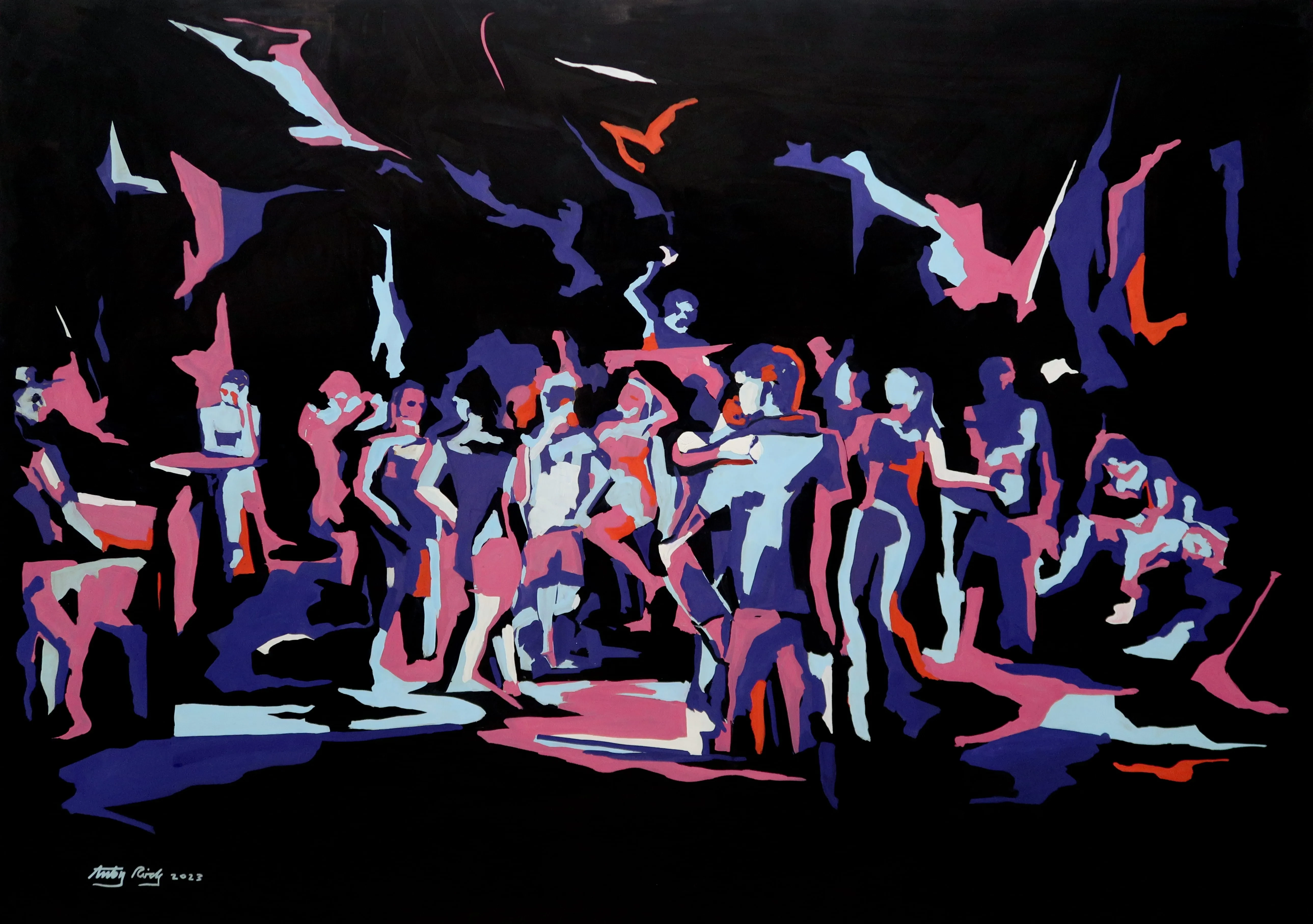 Promiscuous - Acrylic on Board 2023